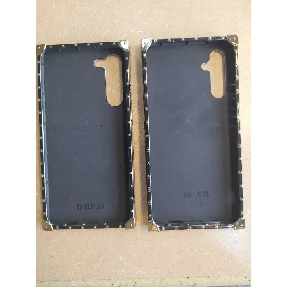 Samsung Galaxy A34 5G Phone Case Blk/Gold Hardware Religious New Lot of 2
